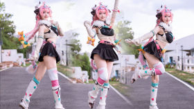 就喜欢健康的身材！❤心灵感应❤瓦雷莎cos
